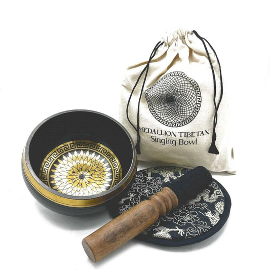 Hand Beaten & Engraved Singing Bowl